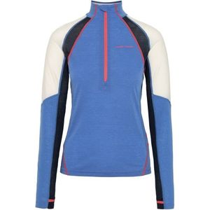 Kari Traa Womens Alma Half Zip Longsleeve (Dames |blauw)