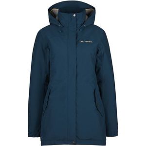Vaude Womens Pellice Wool Parka (Dames |blauw |waterdicht)