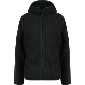 Stoic Womens NorrvikSt Pile Fleece Hoody Fleecevest (Dames |zwart)