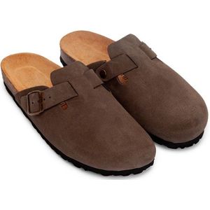 Espadrij Cloq Velour Sandalen (Heren |bruin)