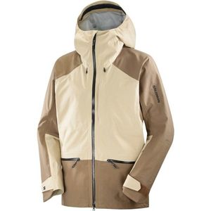 Salomon Absolute 3L Jacket Ski-jas (Heren |beige |waterdicht)