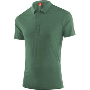 Löffler Poloshirt Merino-Tencel Poloshirt (Heren |olijfgroen)