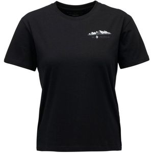 Black Diamond Womens Mountainscape S/S Tee T-shirt (Dames |zwart)