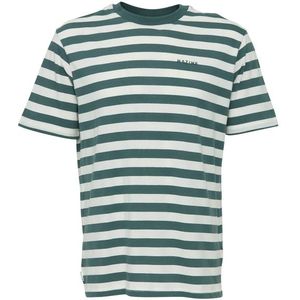 Mazine Drake Striped T T-shirt (Heren |grijs)