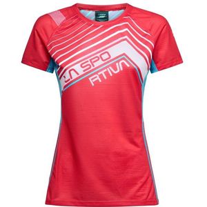 La Sportiva Womens Wave T-Shirt Hardloopshirt (Dames |rood)