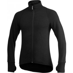 Woolpower - Full Zip Jacket 600 - Wollen Vest - Zwart - 70% Wol, 30% Polyamide
