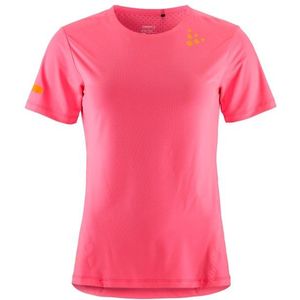 Craft Womens Pro Hypervent Tee 2 Hardloopshirt (Dames |roze)