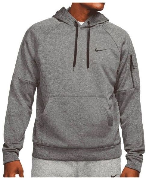 Nike - Therma-FIT Hoodie - Grijs - Fleece