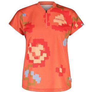 Maloja Womens HocheiserM All Mountain 1/2 Fietsshirt (Dames |rood)