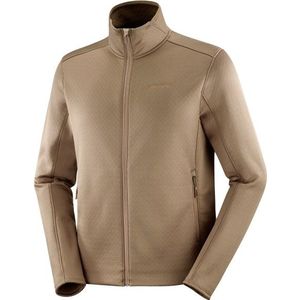 Salomon Sntial Midfleece Full Zip Fleecevest (Heren |beige)