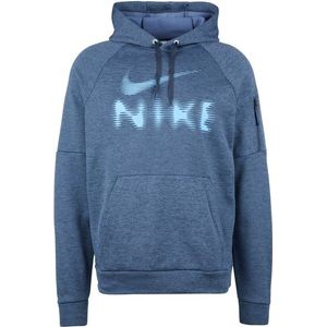 Nike Therma-Fit Pullover Fitness Hoodie Hoodie (Heren |blauw)
