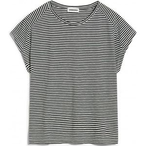 ARMEDANGELS Womens Oneliaa Lovely Stripes T-shirt (Dames |grijs)