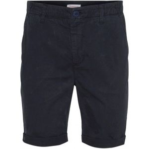 KnowledgeCotton Apparel Chuck Regular Chino Poplin Shorts Vegan Vrijetijdsbroek (Heren |blauw)