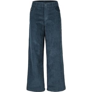 Stoic Womens MMXX Mora Cord Pants Wide Leg Vrijetijdsbroek (Dames |blauw)