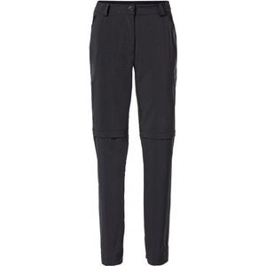 Vaude Womens Yaras Zip Off Pants Fietsbroek (Dames |zwart/grijs)