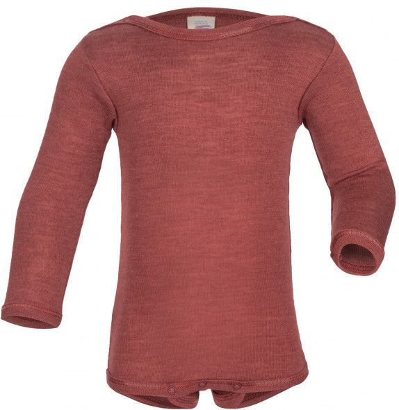 Engel - Baby-Body - Rood - Langarm - Merino-ondergoed