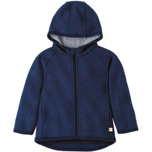 disana Kids Walk-Jacke Zipp Wollen vest (Kinderen |blauw)