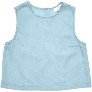 Mazine Womens Denim Top Tanktop (Dames |blauw)