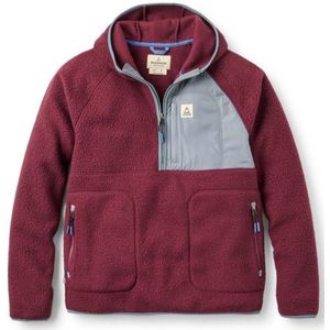 Passenger Ventura 1/2 Zip Recycled Sherpa Fleece Fleecetrui (Heren |rood)