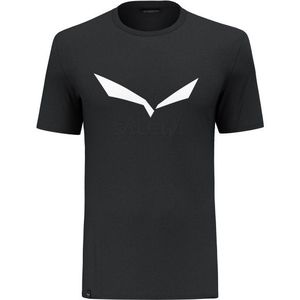 Salewa - Solidlogo - Sportshirt - Zwart - Katoen