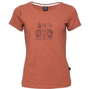 Chillaz - Gandia Alpaca Gang - T-shirt - Rood - Dames