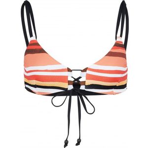 Seafolly Womens Sun Stripe Reversible Bralette Bikinitop (Dames |wit)