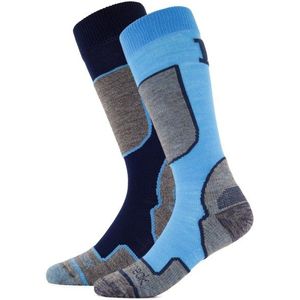 Heber Peak CedarHe Ski Socks 2-Pack Skisokken (blauw)