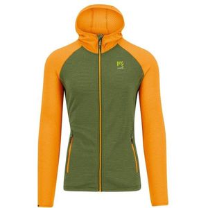 Karpos Ambrizzola Full-Zip Hoodie Fleecevest (Heren |olijfgroen)