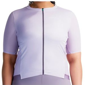 PEPPERMINT Womens Signature Jersey Fietsshirt (Dames |purper/wit)