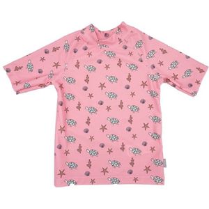 maximo Kids Mini Badeshirt S/S Print UV 50 Lycra (Kinderen |roze)