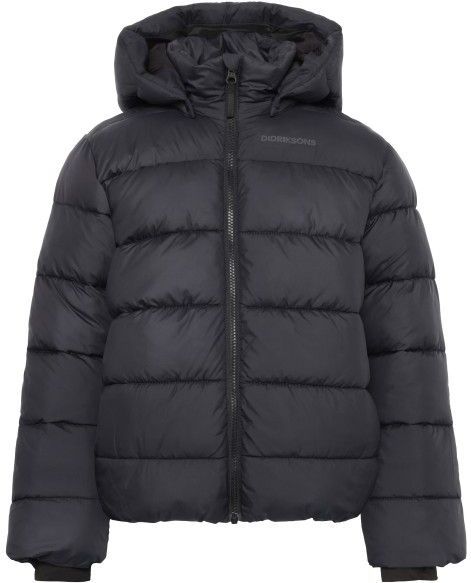 Didriksons - Kid's Scoria Jacket - Synthetisch Jack - Grijs - Isolerend - Winddicht