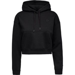 Black Diamond Womens Crop Pullover Hoody Hoodie (Dames |zwart)