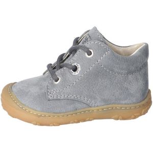 PEPINO - Cory 50 WMS - Babyschoentjes - Grijs - Veterschoen met WMS-systeem - Leer