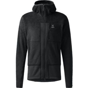 Haglöfs Vassi Mid Hood Fleecevest (Heren |zwart)