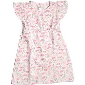 maximo Kids Mini Girl Kleid A-Linie Jersey Flügelärmel Jurk (Kinderen |roze)