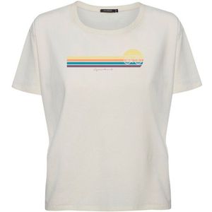 GreenBomb Womens Bike Sundown Feel T-Shirts T-shirt (Dames |grijs/beige)