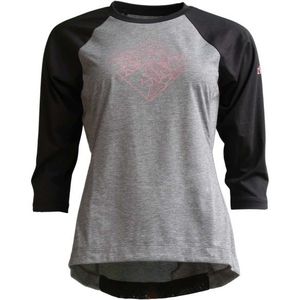 Zimtstern Womens Pureflowz Shirt 3/4 Fietsshirt (Dames |grijs)