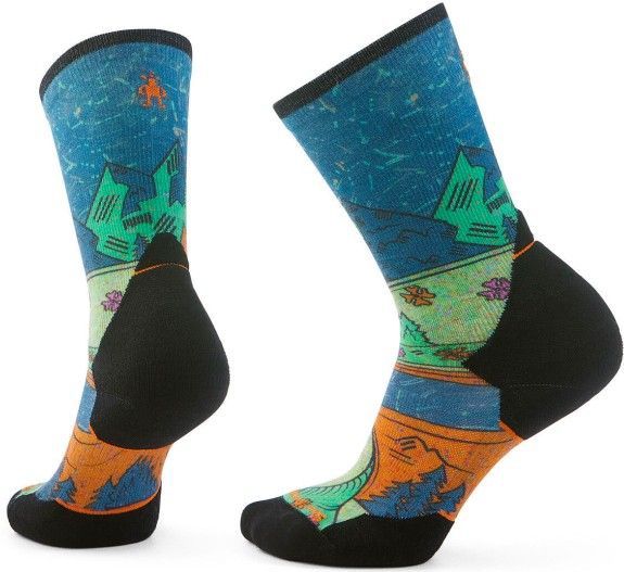 Smartwool - Women's Trail Run Targtd Cush - Hardloopsokken - Meerkleurig - 54% Wol, 41% Polyamide