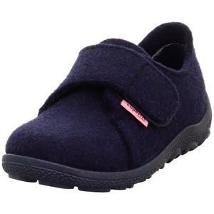 Superfit Baby Jungen HAPPY Hausschuhe, DUNKELBLAU 8010