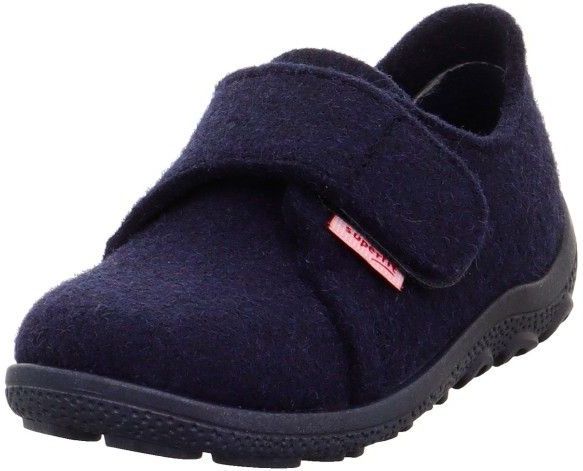 Superfit Baby Jungen HAPPY Hausschuhe, DUNKELBLAU 8010