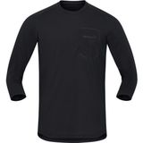 Norrona - Skibotn Equaliser Merino 3/4 T-Shirt - Zwart - Fietsshirt