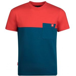 Trollkids Kids Bergen T T-shirt (Kinderen |blauw/rood)