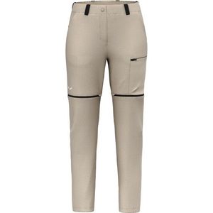 Salewa Womens Puez Hemp DST 2/1 Pant Afritsbroek (Dames |grijs/beige)