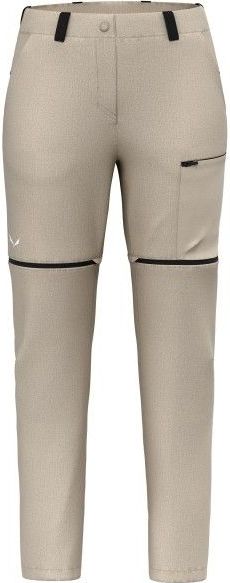 Salewa - Puez Hemp DST 2/1 Pant - Afritsbroek - Grijs/Beige - Stretch
