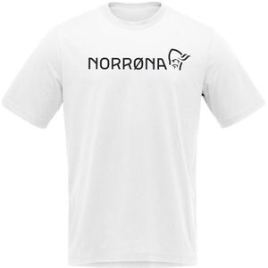 Norrona - /29 Cotton Norrøna Viking T-Shirt - Wit - Heren - Katoen