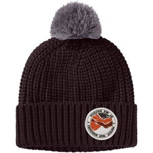 Jack Wolfskin - Pompom Badge - Muts - Roze - Polyacryl