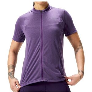 Endura - Loop S/S Zipped Jersey - Fietsshirt - Purper