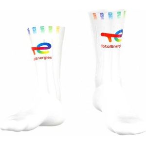 Bioracer Totalenergies Technical Socks Fietssokken (wit)