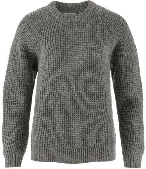 Fjällräven - Övik Waffle Knit - Wollen Trui - Grijs