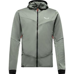 Sella Crevasse - Herenhoodie - Groen - Polarlite Fleece